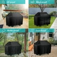 thumbnail image 4 of Grill Cover 58 Inch, Waterproof Grill Cover for Outdoor Grill, Anti-UV & Fade Resistant for Outdoor Grill, Weather-Proof BBQ Cover for Weber Char-Broil Nexgrill and More Grills, 4 of 7