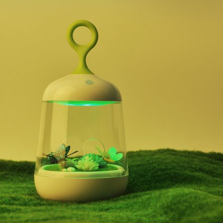 1pc Baby Room Sleeping Lamp Night Light Butterfly Plant Light Kids Bed Lamps Party Decoration Soft Lights Home