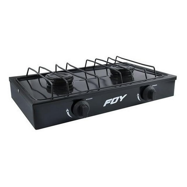 Estufa Gas 2 Quemadores Negro Foy 144712 Foy SURTEK 144712