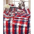 thumbnail image 7 of Fennco Styles Checkered Stardom Collection Traditional Plaid Table Linens, 7 of 7