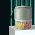 thumbnail image 2 of Picadora de verduras inalámbrica versátil, picadora de ajo eléctrica para preparación rápida, cuchillas de acero inoxidable 304, procesador de alimentos portátil con diseño fácil de limpiar, bajo, 2 of 5