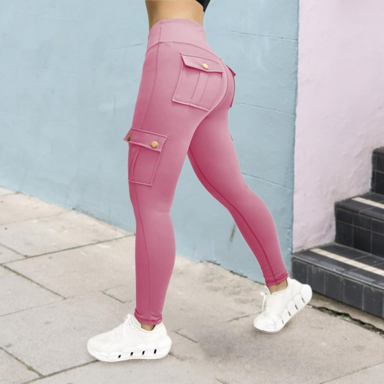 ShomPort High Waisted Leggings for Women Yoga Pants No See-Through Workout  Leggings for Sport Gym 