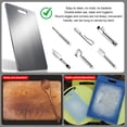 thumbnail image 4 of Large Stainless Steel Cutting Board Set , Titanium Cutting Boards for Kitchen Non Toxic,Double-Sided Chopping Boards for Raw & Cooked Food, Handles Included, Dishwasher Safe, 4 of 6