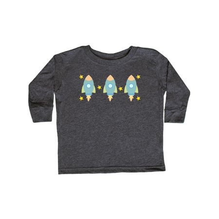 

Inktastic Space Cute Rocket Gift Toddler Boy or Toddler Girl Long Sleeve T-Shirt