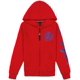 thumbnail image 1 of Sudadera con capucha Tommy Hilfiger, forro polar con cierre completo para niñas, 1 of 1