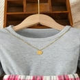 thumbnail image 4 of Adorable Toddler Girls Fall Outfits with Ruffle Long Sleeve Tops and Plaid Skirt, 4 of 9