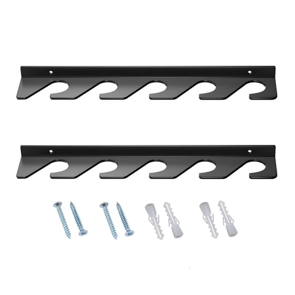 hejhncii Practical Floating Rack Garage Fishing Rod Organizers For Vertical Storage Decorative Items Easy Mount Design
