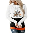 thumbnail image 1 of Sudadera Para Mujer, Sudaderas de Cuello Redondo, Blusa de Manga Larga Con Estampado de Festival Informal A La Moda, Jersey Con Cuello Apilado, Tops, Sudadera Odeerbi ODB130494, 1 of 5