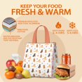 thumbnail image 5 of Dog Love Rainbow Insulated Lunch Bag for Women & Adults,Large Portable Soft Cooler Lunch Bag,Thermal Food Storage Tote with Pearl Cotton,8.66L,8.75x5.75x9.5 Inch, 5 of 6