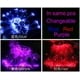 thumbnail image 3 of Juego de luces LED intermitentes de 10 x 2 metros, luces de cascada impermeables para Navidad, cortina de boda, 3 of 4