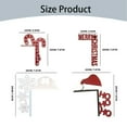 thumbnail image 3 of Christmas decoration door frame corner wall sticker Christmas hat, 3 of 9