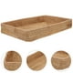 thumbnail image 5 of BRIGHTFUFU Bandeja de mimbre rectangular, bandeja de mimbre tejida a mano, bandeja decorativa para servir, 5 of 7