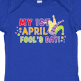 thumbnail image 4 of Inktastic My 1st April Fools Day with Jester Hat Boys or Girls Baby Bodysuit, 4 of 5