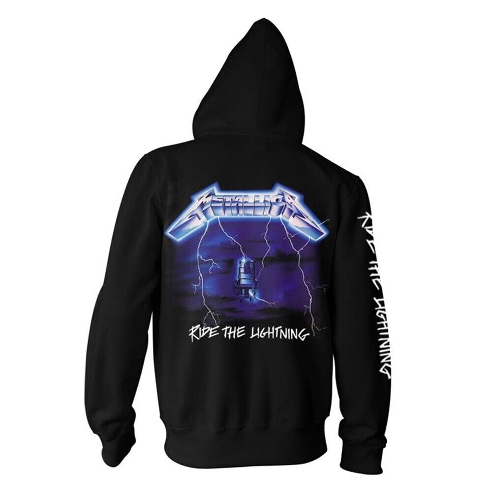 Metallica Adult Ride The Lightning Full Zip Hoodie Walmart