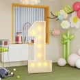 thumbnail image 4 of Surpdew Kt Board 2025 Digital Scene Decoration Props Light Snap Luminous Digital Kt Board Birthday Party Letter Frame Background Board Decorat Decoration Graduation B, 4 of 6