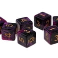 thumbnail image 3 of 10 Piezas 16 Mm D6 Dados para Niños Educación Matemática Y Juegos para Adultos Juguetes Morado + Negro Baoblaze Juego de dados de 6 caras, 3 of 7