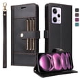 thumbnail image 2 of FOXDOCK Wallet Case for Xiaomi Redmi Note 12 Pro Plus – PU Leather Flip Cover with Multi Card Slots, Cash Pocket & Wrist Strap, 2 of 7