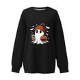 thumbnail image 4 of Patlollav Pntutb Winter Womens Halloween Printed Round Neck Long Sleeved Tops Loose Fitting Sweater, 4 of 5