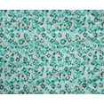 thumbnail image 4 of oneOone Polyester Spandex Aqua Blue Fabric Animal Skin Dress Material Fabric Print Fabric By The Yard 56 Inch Wide-ARE, 4 of 4