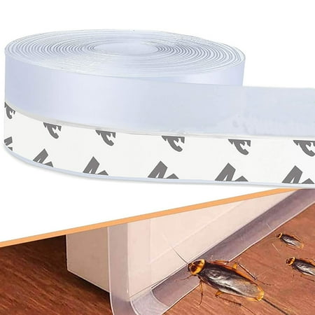 

Weather Stripping Door Seal Strip - Silicone Sealing Tape for Weather Stripping Around Doors Shower(Transparent 25mm)