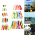 thumbnail image 3 of HAOAN 10Pcs Plastic Fishing Lures Squid Skirt Trolling Octopus Soft Lure Bait, 3 of 19