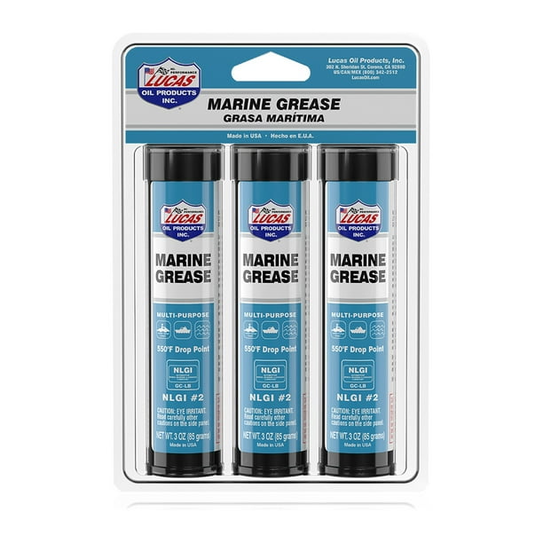 Lucas Oil 3pk 3oz Tubes Marine Grease 10682