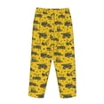 thumbnail image 5 of Xecao Vintage Excavator Women's Straight Lounge Pajama Pants: The Epitome of Relaxed Sleepwear, 5 of 9