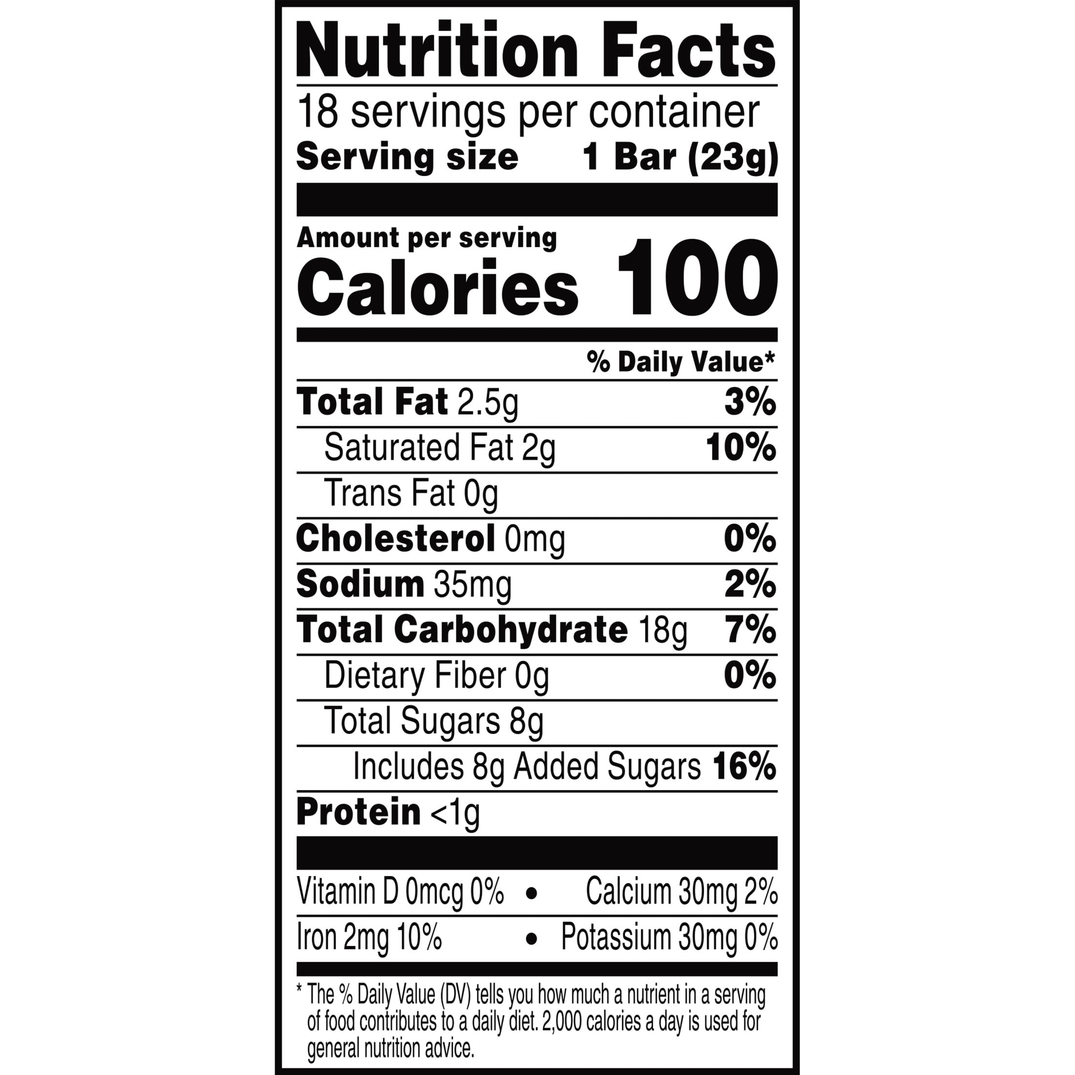 Kellogg's Frosted Flakes Original Chewy Breakfast Cereal Bars, Kids Breakfast Bars, 14.6 oz, 18 Count