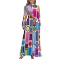 thumbnail image 1 of COLOR BLING Vestido largo Mujer moda vestidos de mujer lujo lujo mujer vestido de fiesta vestidos de mujer para mujer 2024, 1 of 4