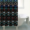 thumbnail image 4 of Waterproof Abstract Design Amazing Shower Curtain 72x72 Inch Boho Style Polyester Unique Shower Curtain for Bathroom Hotel Home Decor with 12 Plastic Hooks, 4 of 5