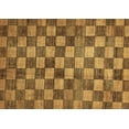 thumbnail image 1 of Ahgly Company Indoor Rectangle Checkered Brown Modern Area Rugs, 8' x 12', 1 of 4
