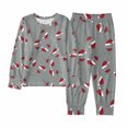 thumbnail image 2 of XEGLSBU Thermal Underwear for Kids 2 Piece Long Johns Girls Base Layer Top and Bottom Set, 2 of 8