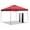 Red, variant on HYYOP10x10 Pop Up Canopy Tent, Easy Set up Outdoor Silver Coated Beach Gazebos, Carpas for Pool, Events, Parties, and Camping, Green.