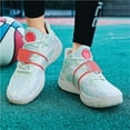 thumbnail image 4 of Novetra Men's Basketball Shoes Breathable Anti Slip Wear Resistant Super Light Sneakers Outdoor Cushioning Workout Fashion Running - WHITEGREEN_10, 4 of 5