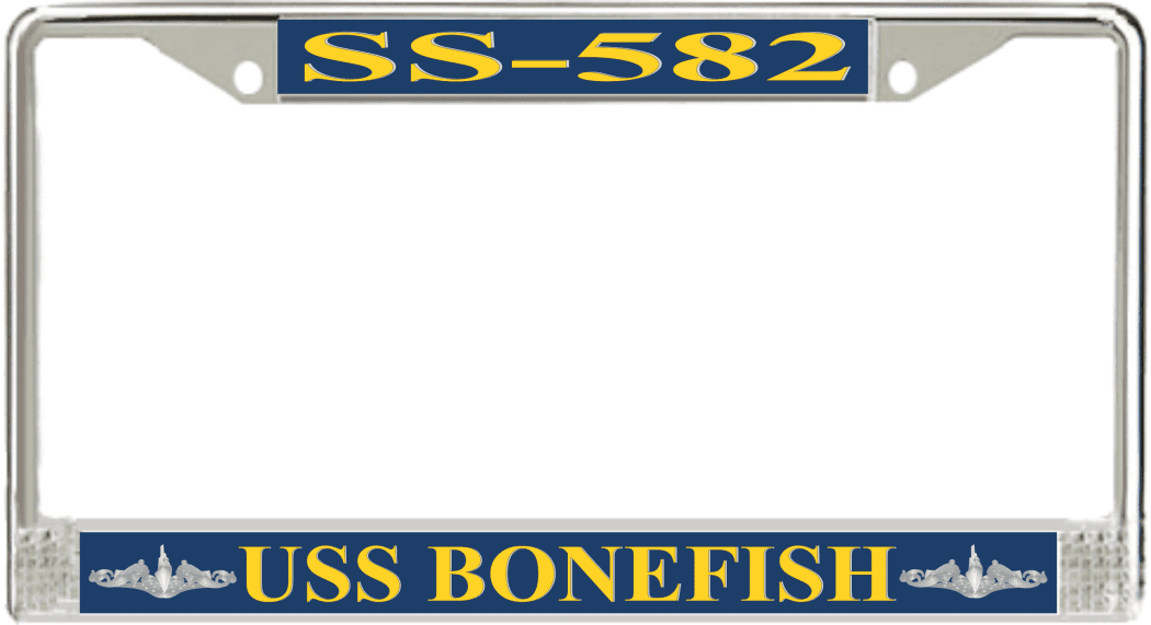 USS Bonefish SS-582 License Plate Frame