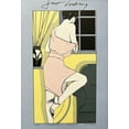 thumbnail image 2 of Patrick Nagel "Just Looking" CUSTOM FRAMED Art Deco Print Generic, 2 of 3