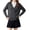 Dark Gray, variant on BXJX Girls Knit Cardigan Sweaters 7-16, Long Sleeve Cotton School Uniform Button Down Casual Cardigans with Pockets Navy