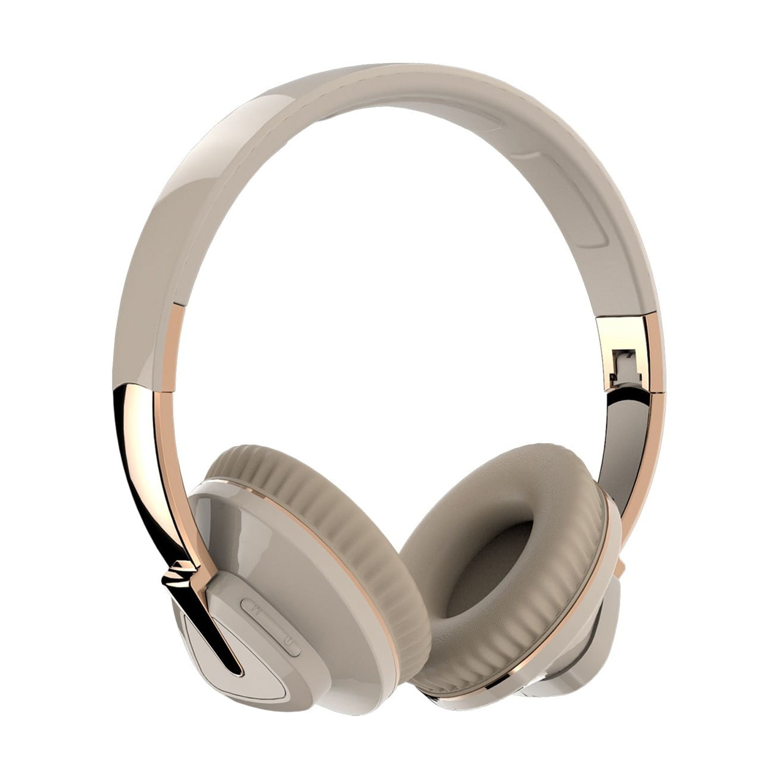 Bluetooth Headphones, 120H Playtime Headphones Wireless Bluetooth with 3 EQ Modes, Low Latency, Hands-Free Calls, Over Ear Headphones for Travel Home Office Cellphone PC - Khaki