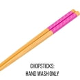 thumbnail image 3 of Silver Buffalo Hello Kitty Spring and Summer Flowers Rainbow Stripes Ceramic Ramen Noodle Rice Bowl with Chopsticks, Microwave Safe, 20 Ounces, 3 of 9