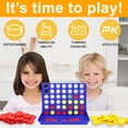 thumbnail image 3 of Family Board Games Set, Travel-sized Collapsible Game Board For Classic 4 In A Row, Lightweight And Durable For Kids And Adults, 3 of 7