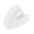 thumbnail image 5 of Unique Bargains 1 Pair 2.48"x2.28"x0.94" Marine Boat Transducer Wire Cable Cover Clam Shell Vent Wire Cover White, 5 of 6