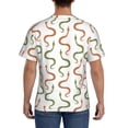 thumbnail image 2 of Rocae Hand Drawn Snake for Men's Moisture-Wicking Crew Tee - T-Shirt for Sports, Outdoor Activities, and Casual WearSmall, 2 of 9