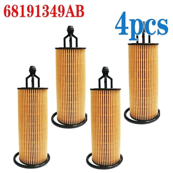 4x For Cherokee Grand Caravan Ram 1500 Chrysler 3.2L 3.6L Oil-Filters 68191349AB