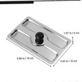 thumbnail image 2 of Toaster Cover Toaster Top Cover Professional Toaster Glass Cake Dome Bread Machine Parts Silver, 2 of 5