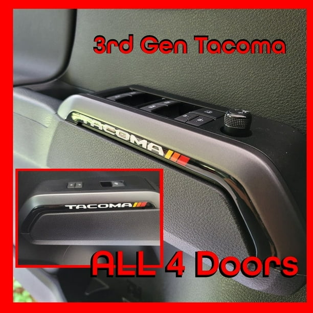 3RD Gen Windows control panel Overlays for 4 Doors 4pieces kit