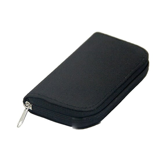 22 Slots Micro SD Memory Card Storage Zipper Pouch Case Protector Holder Wallet