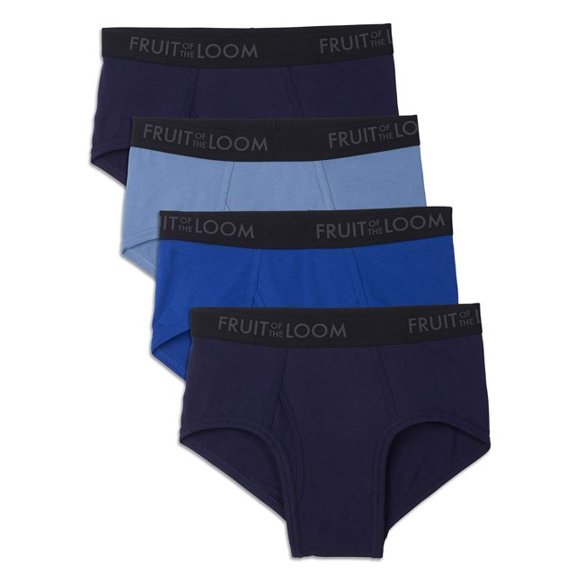 Fruit of the Loom Calzoncillos de Ropa Interior Transpirables para Hombre - Malla de algodón, Paquete de 4 Pequeños EE. UU.