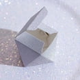 thumbnail image 5 of BalsaCircle 25 Silver Glittered 3" Geometric Party Favor Gift Boxes Wedding Party Decorations, 5 of 8