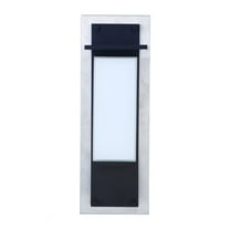 ZA2522-SSMN-LED Craftmade Lighting Outdoor Wall Lantern Transitional Glass Approved for Wet Locations in Transitional Style - 8.39 inches wide by 24