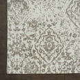 thumbnail image 5 of Nourison Damask Distressed Modern Ivory 6' x 9' Area Rug, (6' x 9'), 5 of 9